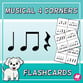 Flashcards with 4 Corners/Section - Standard Notation Reproducible PDF